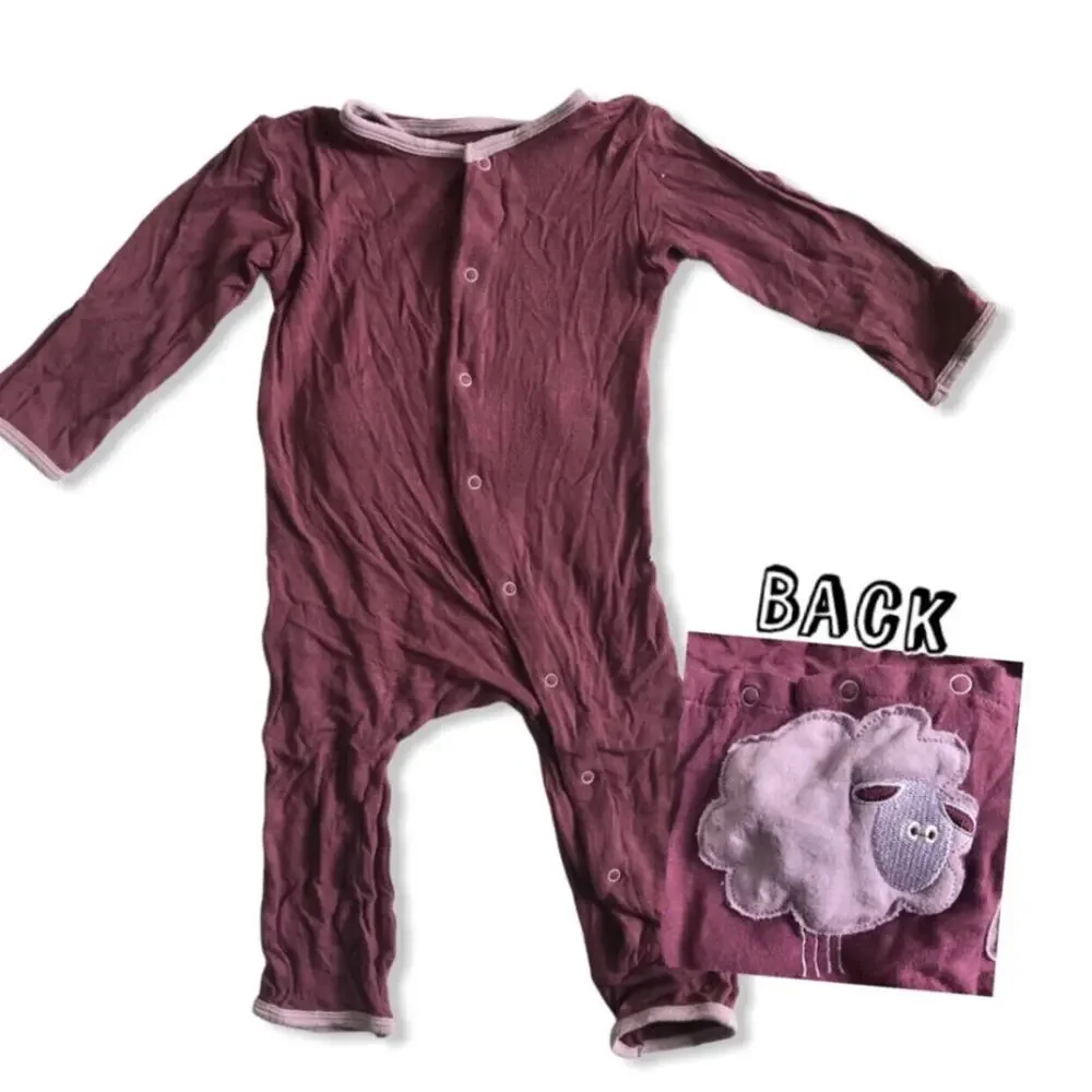 Kickee Pants Grapevine Sheep Coverall 6-9m